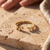0.24 CT Round Lab Grown Diamond Ring in 9K Gold/14K Gold |WOKE