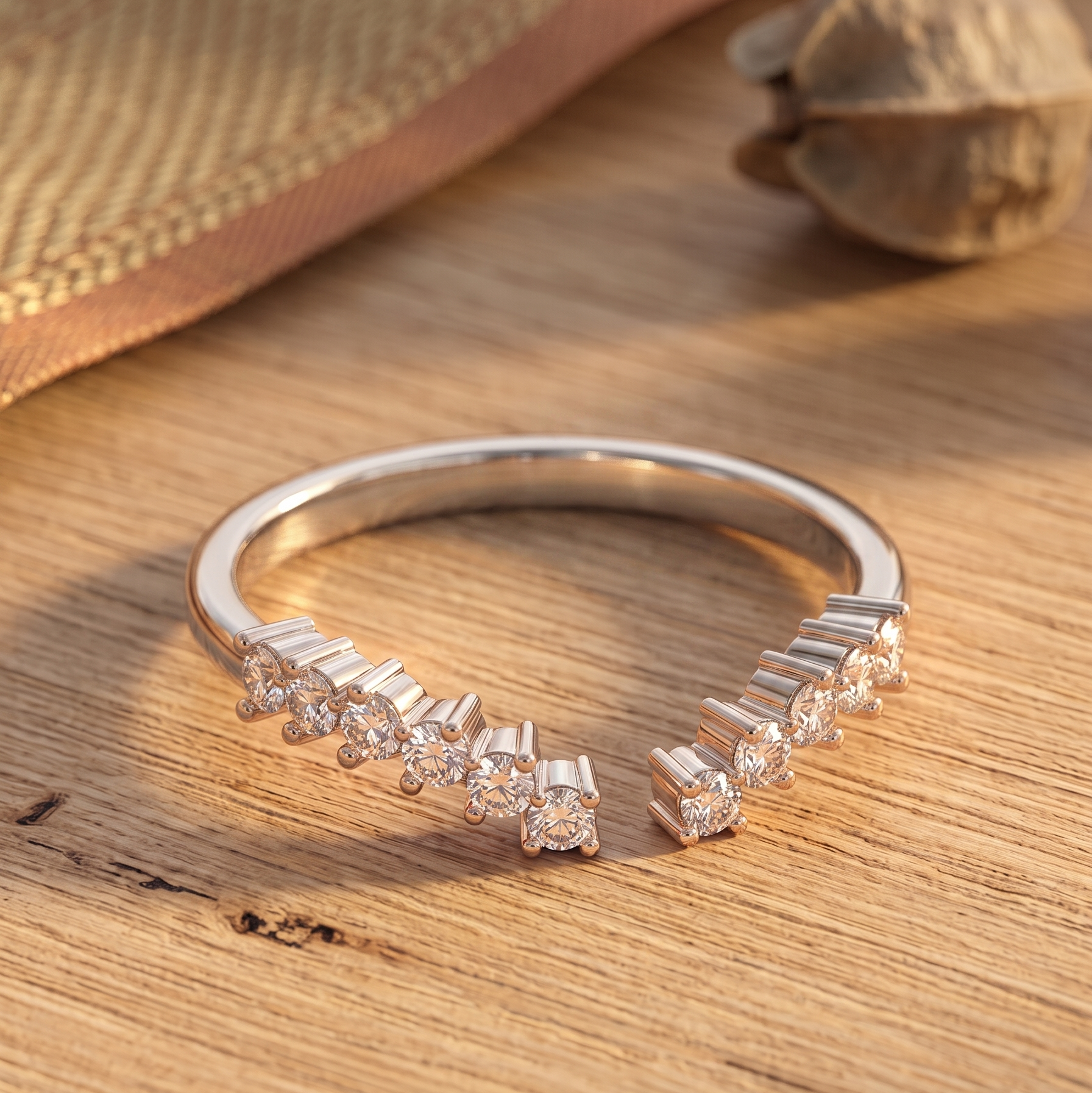 0.256 CT Round Lab Grown Diamond Ring |WOKE