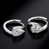 1.6 CT Pear Moissanite Studs in 9K Gold/925 Silver |WOKE