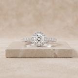 1 CT Round Moissanite Ring | WOKE