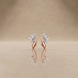 2 CT Marquise, Pear, Emerald & Round Moissanite Studs in 9K Gold/925 Silver