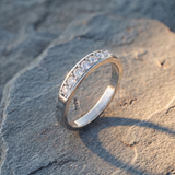 0.15 CT Round Lab Grown Diamond Ring in 9K Gold/14K Gold |WOKE