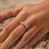 0.690 CT Round Lab Grown Diamond Ring in 9K/14K Gold |WOKE