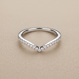 0.19 CT Round Moissanite Ring in 9K Gold/925 Silver |WOKE