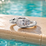 1 CT Oval Lab Grown Diamond Ring in 9K/14K Gold |WOKE