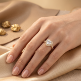 1 CT Heart Moissanite Ring | WOKE