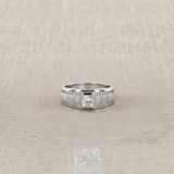 1 CT Princess Cut Lab Grown Diamond Ring in 9K/14K Gold