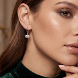 2 CT Oval Moissanite Ear-rings in 9K Gold/925 Silver |WOKE