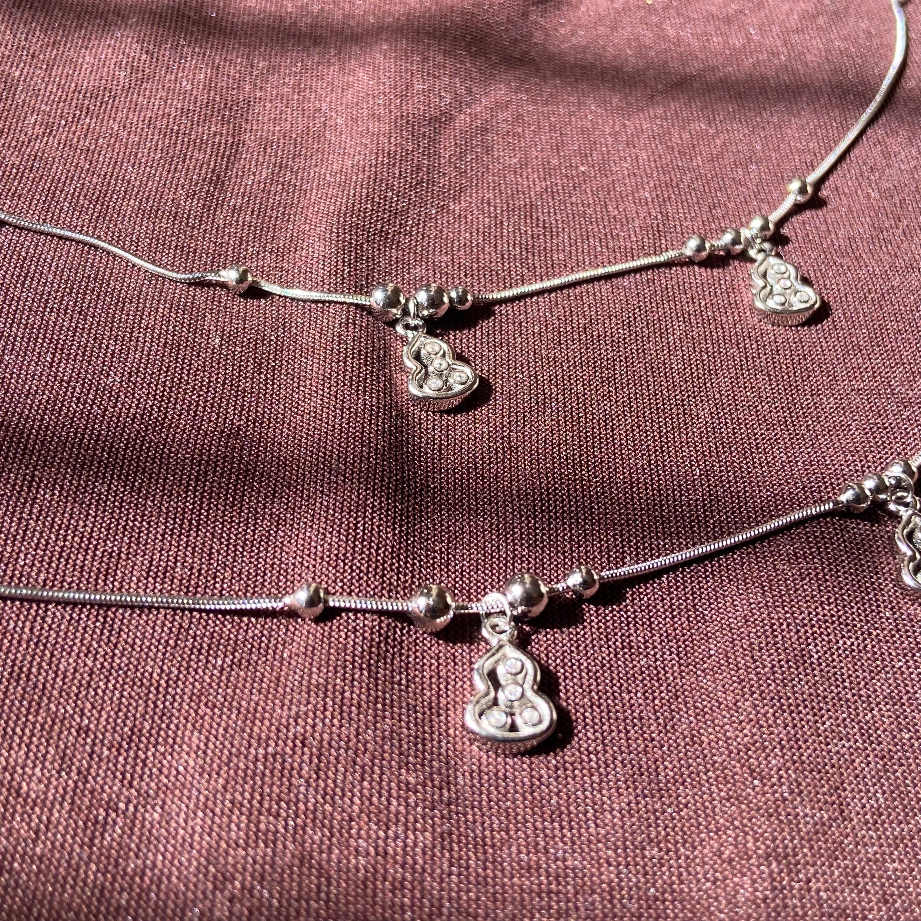 Copy of 925 sterling silver Bells Anklets