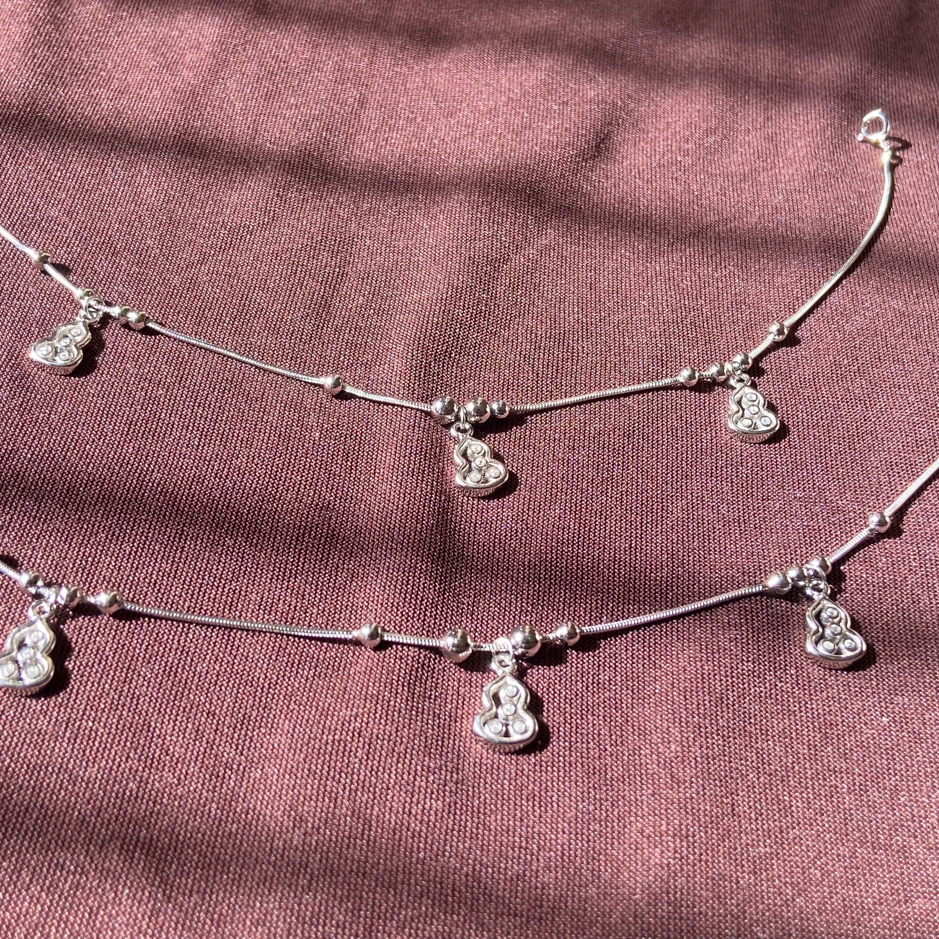 Copy of 925 sterling silver Bells Anklets