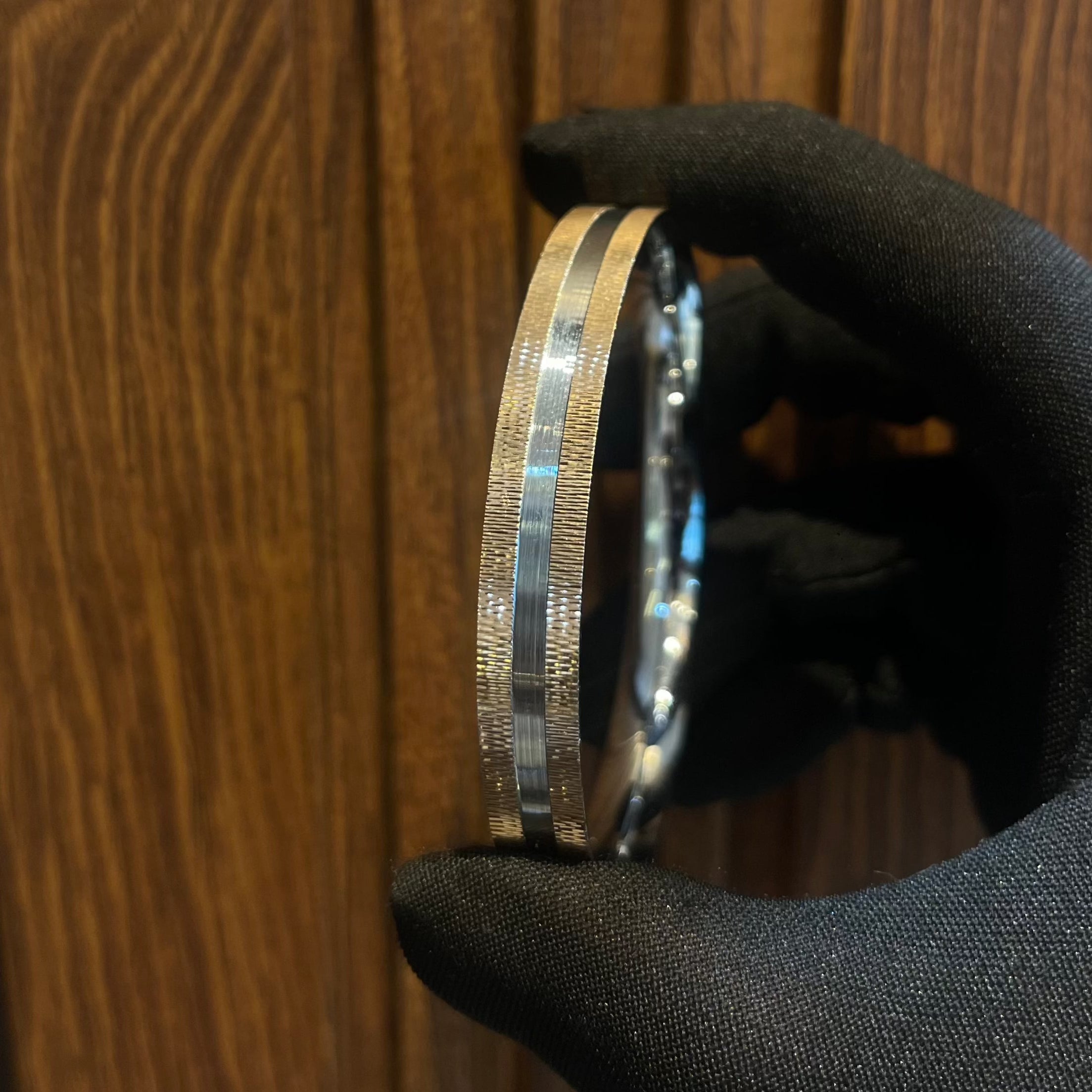 Hallmarked real silver kada for men