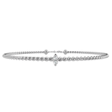 WOKE™ 0.80 carat Marquise cut Lab grown diamond bracelet in 14k gold