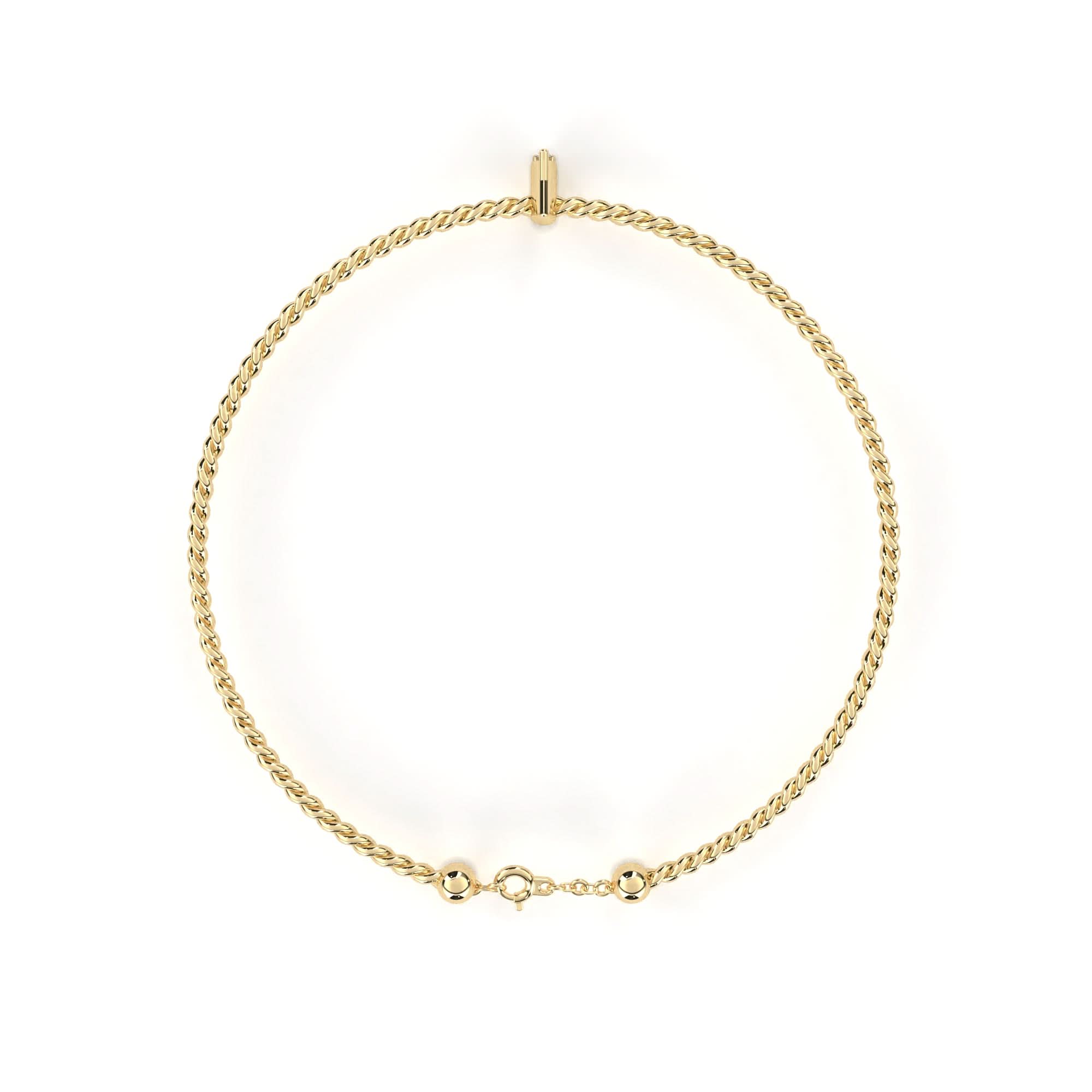 WOKE™ 1.00 carat Marquise cut Moissanite bracelet