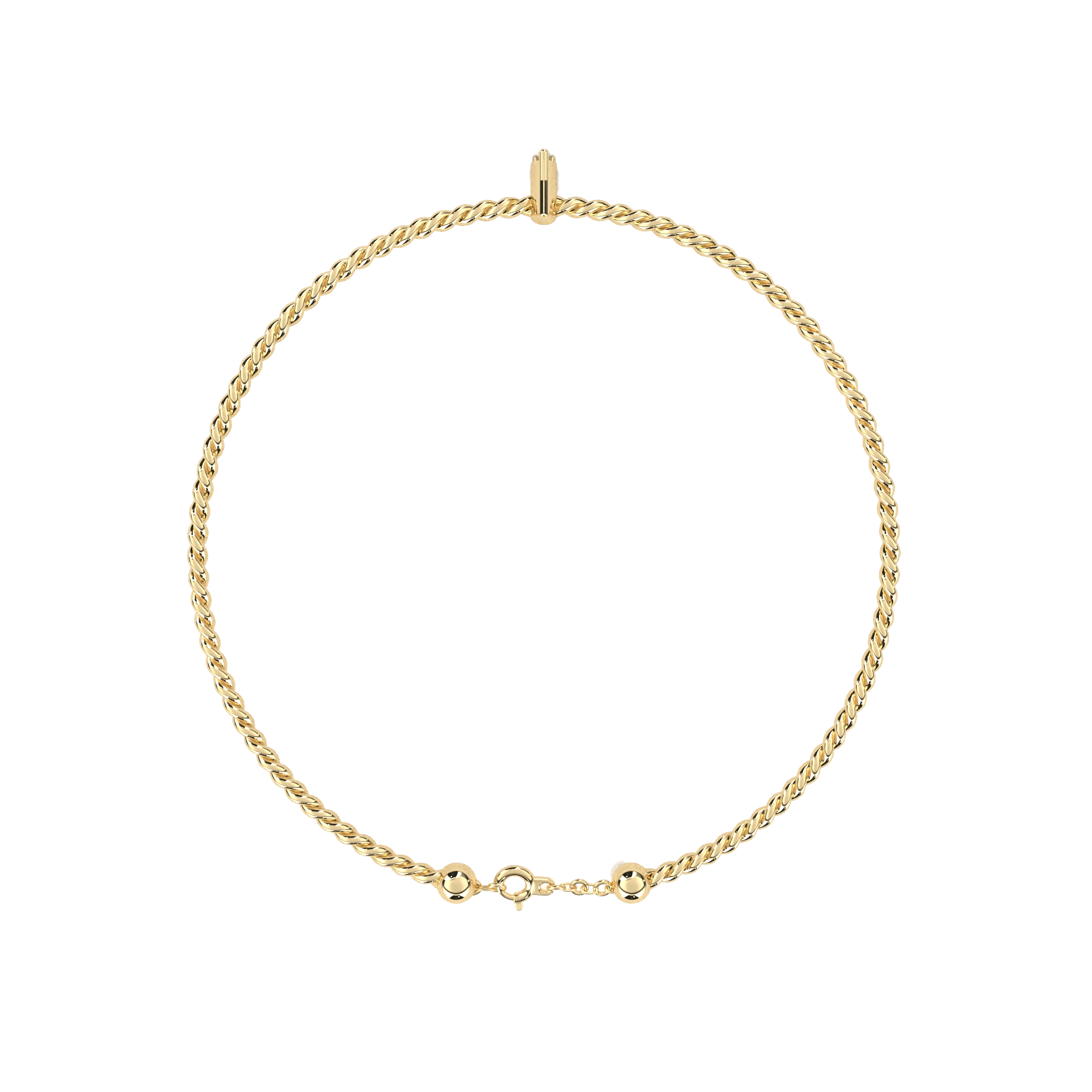 WOKE™ 1.00 carat Marquise cut Moissanite bracelet