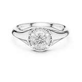 0.59CT Round Cut LGD art decod ring| WOKE
