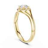 0.59CT Round Cut LGD art decod ring| WOKE