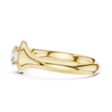 0.59CT Round Cut LGD art decod ring| WOKE