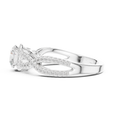 1.22 CT Round Cut Lab Grown Diamond Ring| WOKE