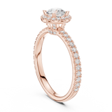 1.178 CT Round Cut Lab Grown Diamond Ring| WOKE