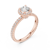 1.178 CT Round Cut Lab Grown Diamond Ring| WOKE