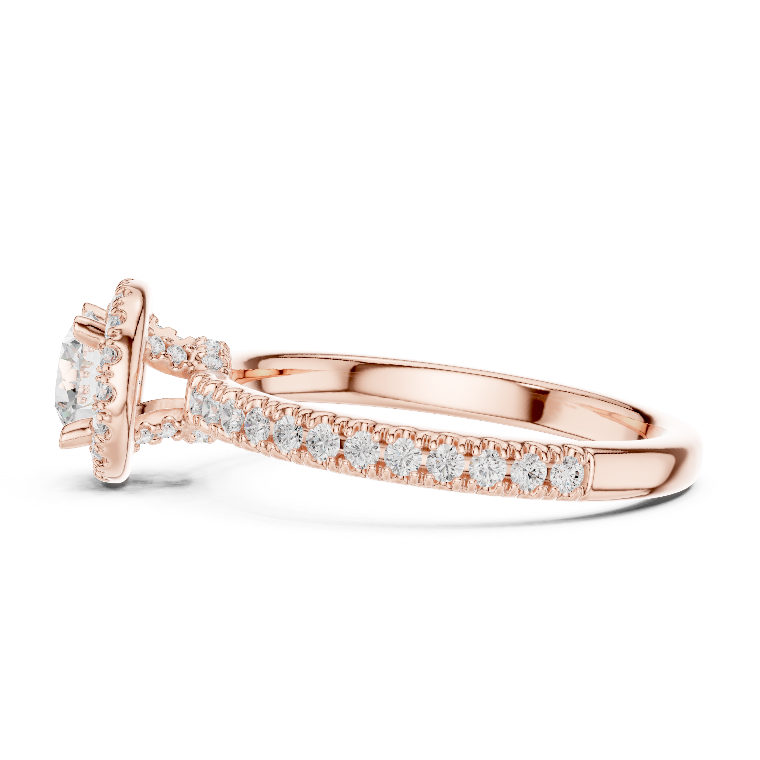 1.178 CT Round Cut Lab Grown Diamond Ring| WOKE