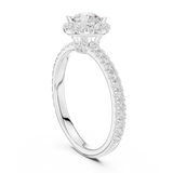 1.178 CT Round Cut Lab Grown Diamond Ring| WOKE