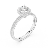 1.178 CT Round Cut Lab Grown Diamond Ring| WOKE