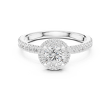 1.178 CT Round Cut Lab Grown Diamond Ring| WOKE