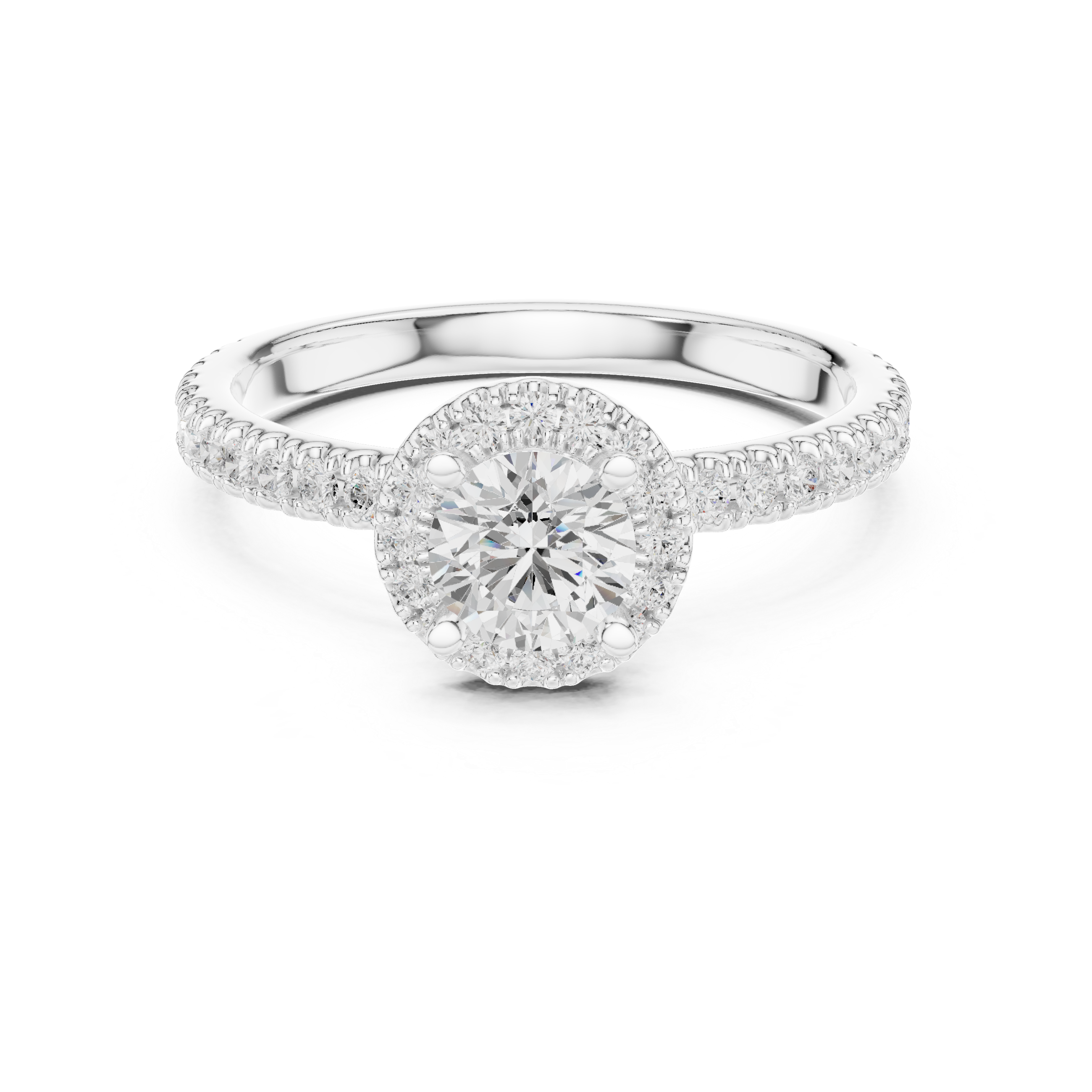 1.178 CT Round Cut Lab Grown Diamond Ring| WOKE