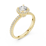 1.178 CT Round Cut Lab Grown Diamond Ring| WOKE