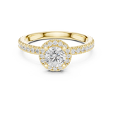 1.178 CT Round Cut Lab Grown Diamond Ring| WOKE