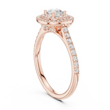 1.072 CT Round Cut Lab Grown Diamond Ring| WOKE (Copy)