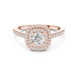 1.072 CT Round Cut Lab Grown Diamond Ring| WOKE (Copy)