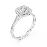 1.072 CT Round Cut Lab Grown Diamond Ring| WOKE (Copy)