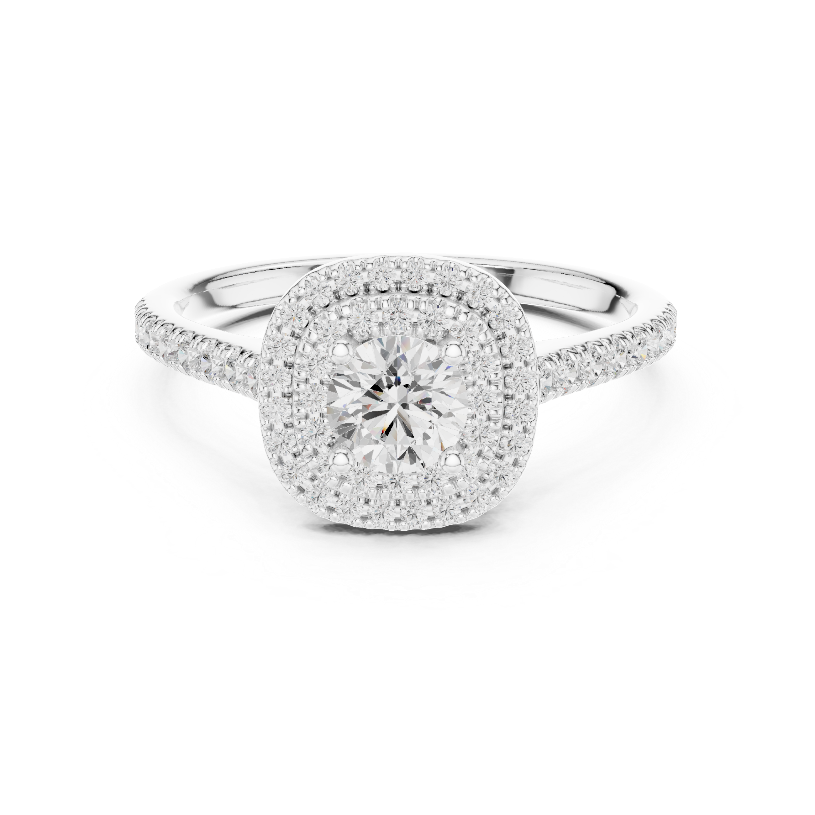 1.072 CT Round Cut Lab Grown Diamond Ring| WOKE (Copy)