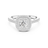 1.072 CT Round Cut Lab Grown Diamond Ring| WOKE (Copy)
