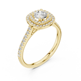 1.072 CT Round Cut Lab Grown Diamond Ring| WOKE (Copy)