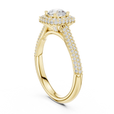 1.3 CT Round Cut Lab Grown Diamond Ring| WOKE