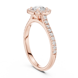1.202 CT Round Cut Lab Grown Diamond Ring| WOKE