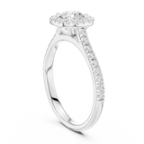 1.202 CT Round Cut Lab Grown Diamond Ring| WOKE