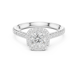 1.202 CT Round Cut Lab Grown Diamond Ring| WOKE