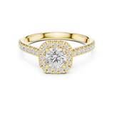 1.202 CT Round Cut Lab Grown Diamond Ring| WOKE
