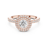 1.134 CT Round Cut Lab Grown Diamond Ring| WOKE