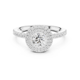 1.134 CT Round Cut Lab Grown Diamond Ring| WOKE