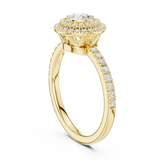 1.134 CT Round Cut Lab Grown Diamond Ring| WOKE