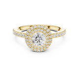 1.134 CT Round Cut Lab Grown Diamond Ring| WOKE