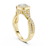 1.27 CT Round Cut Lab Grown Diamond Ring| WOKE