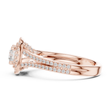 1.306 CT Round Cut Lab Grown Diamond Ring| WOKE