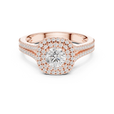1.726 CT Round Cut Lab Grown Diamond Ring| WOKE
