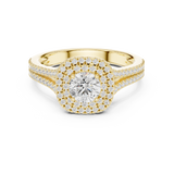 1.726 CT Round Cut Lab Grown Diamond Ring| WOKE
